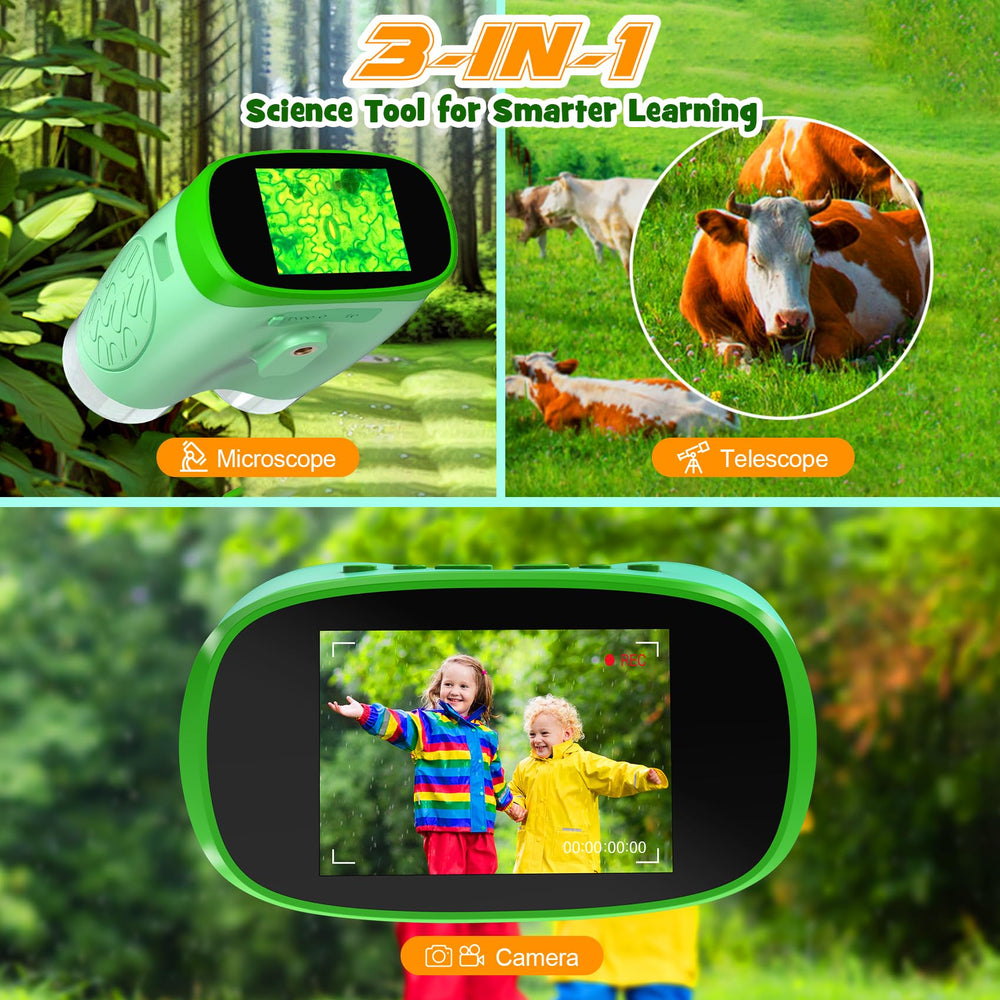 Nicmore 32GB memory stores kids' science photos and videos