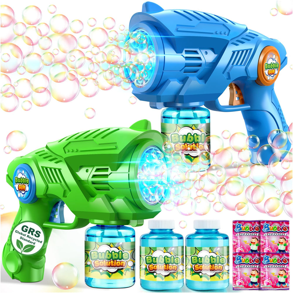 Nicmore bubble gun kid-friendly design for safe outdoor play.