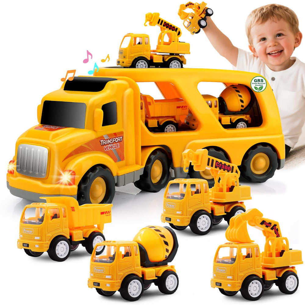 Nicmore construction truck big truck with smooth edges for safe, imaginative play.