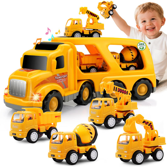 Nicmore construction truck big truck with smooth edges for safe, imaginative play.