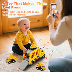 Nicmore mini mixer truck supports sequencing and cause-and-effect fun.