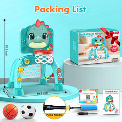 Nicmore dinosaur age 1-3 design suited for toddlers and parents alike.