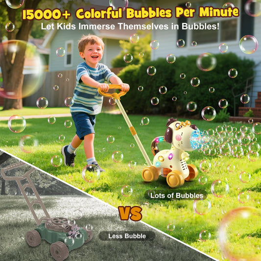 Nicmore bubble machine handheld mode ready for on-the-go bubble adventures.