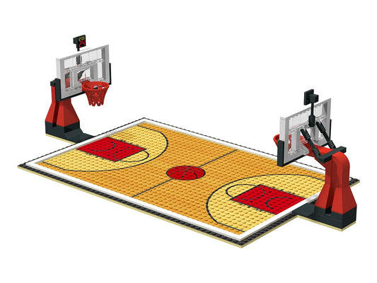 Nicolababe basketball stands set supports quick setup for cooperative play