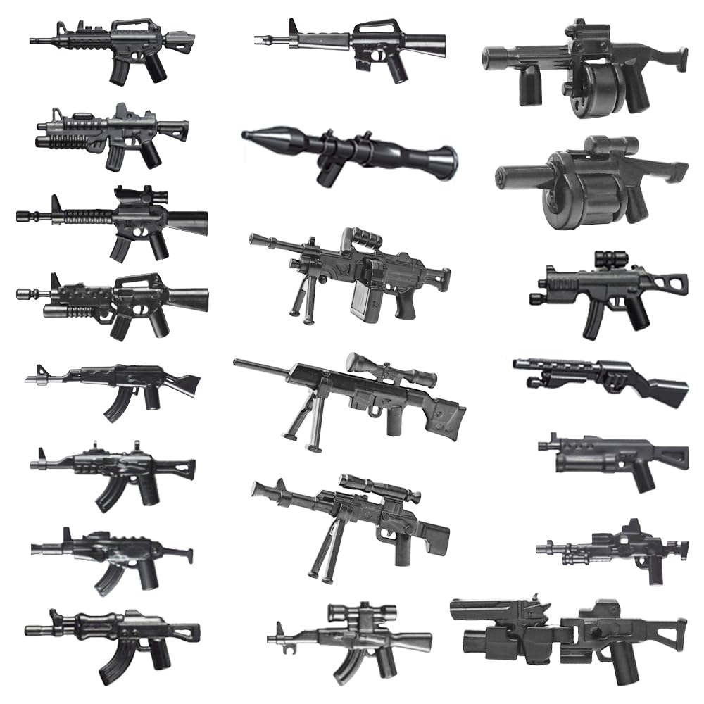Nicolababe weapons collection with detailed textures for miniatures