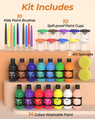Nicpro kids painting in action, ideal for group projects.