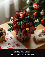 Nifeliz snowberry accents brighten the winter scene with natural charm