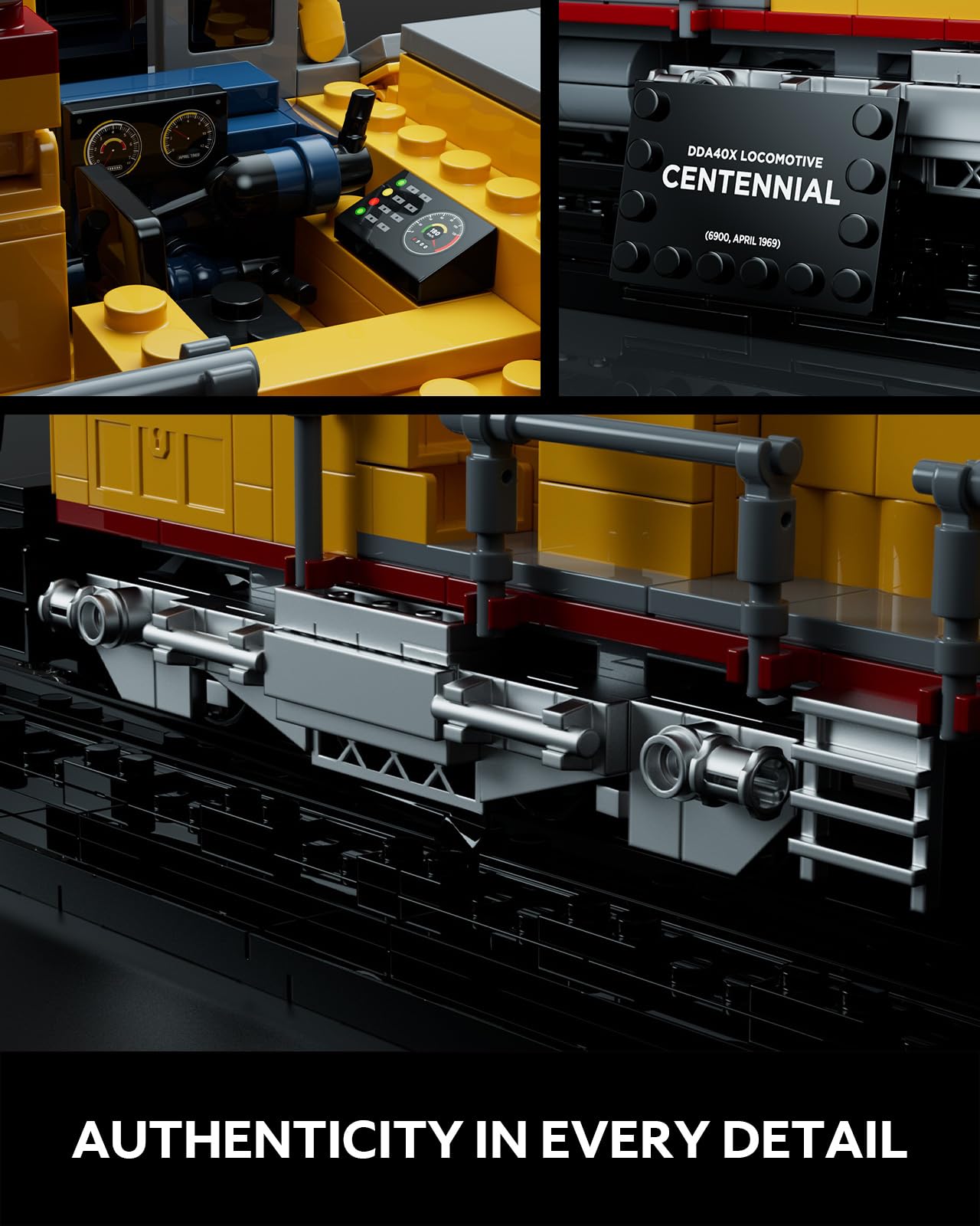 Nifeliz DDA40X with metallic painted details for realism.