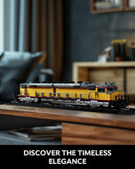 Nifeliz DDA40X locomotive pushed along track base, simulating motion.