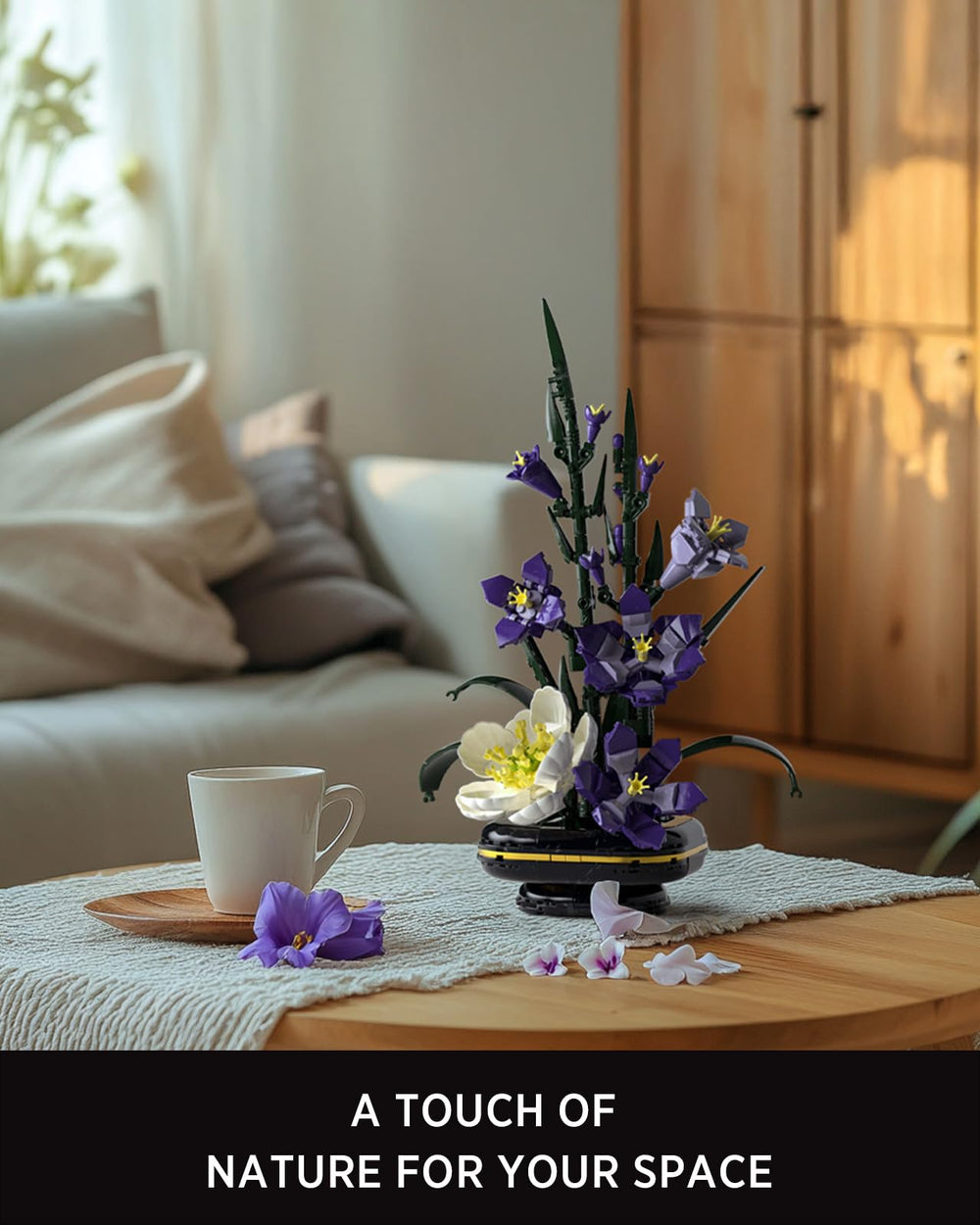 Nifeliz Gladiolus color palette enhances realistic plant-inspired decor.
