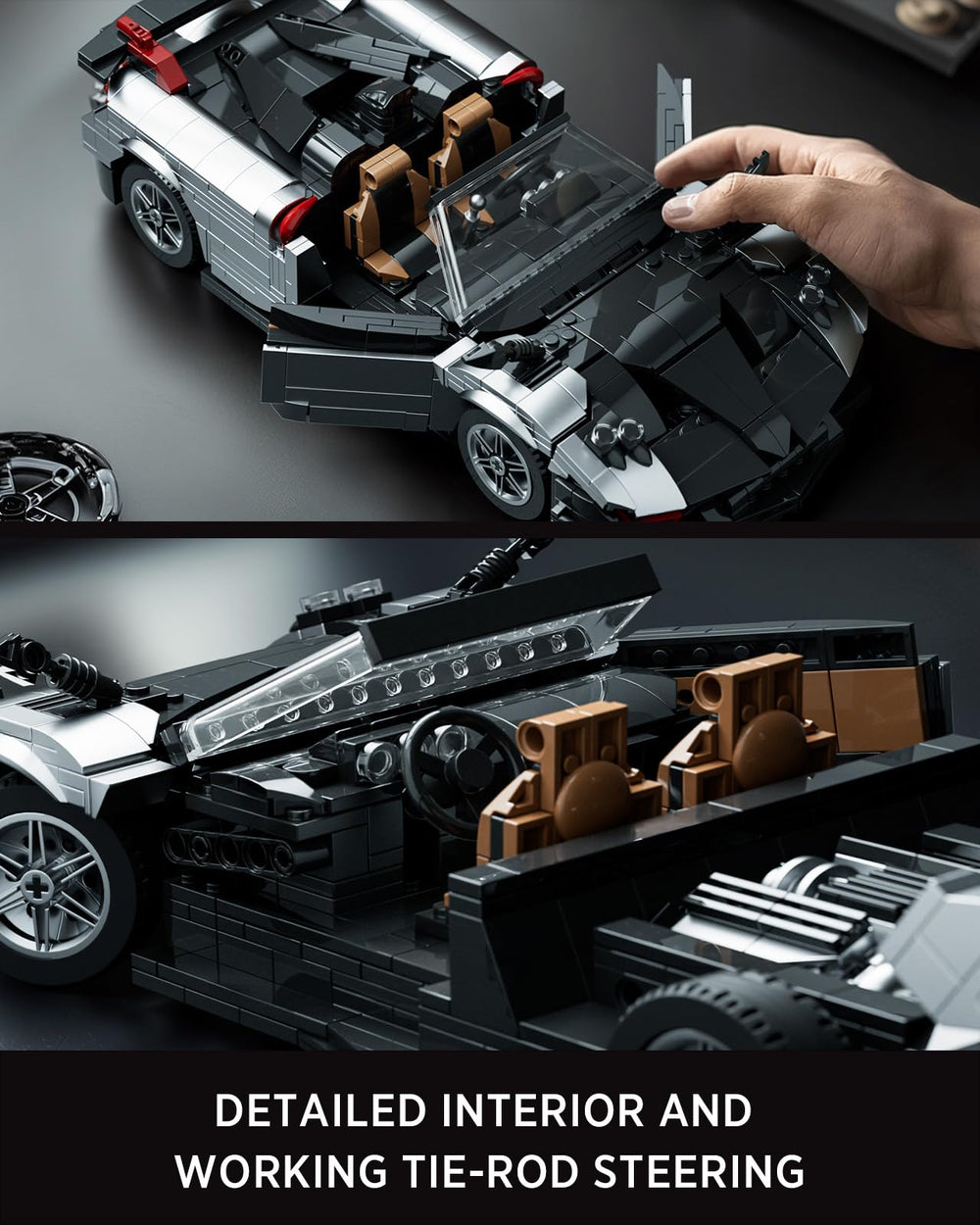Nifeliz HURYRA rear engine bay with metallic-painted components.