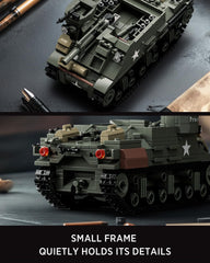 Nifeliz M7 Priest tank assembled display ready for showcasing your collection