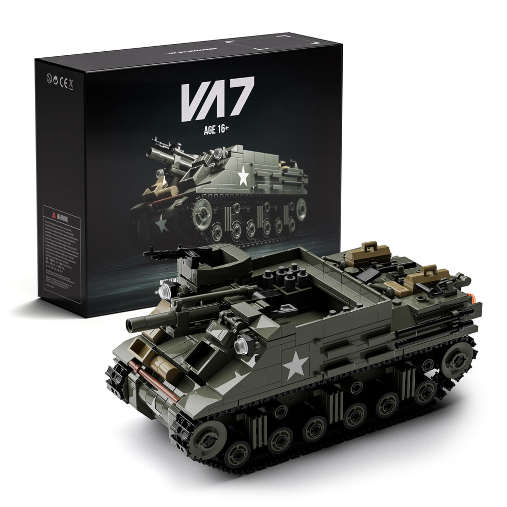 Nifeliz M7 Priest tank top view shows open turret for display and collection