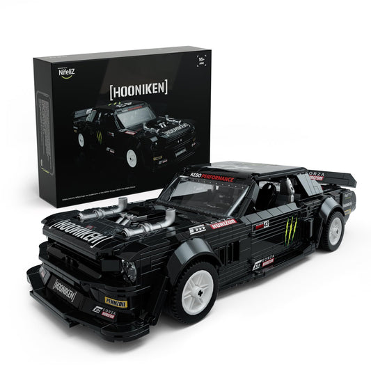 Nifeliz Mini HOONIKEN muscle car front view ideal for eye-catching shelf display