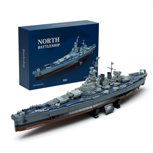 Nifeliz North Battleship assembled model ready for display as a centerpiece