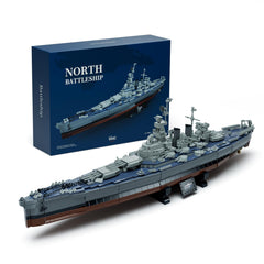 Nifeliz North Battleship assembled model ready for display as a centerpiece