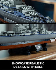 Nifeliz North Battleship pieces organized in numbered bags for smooth build