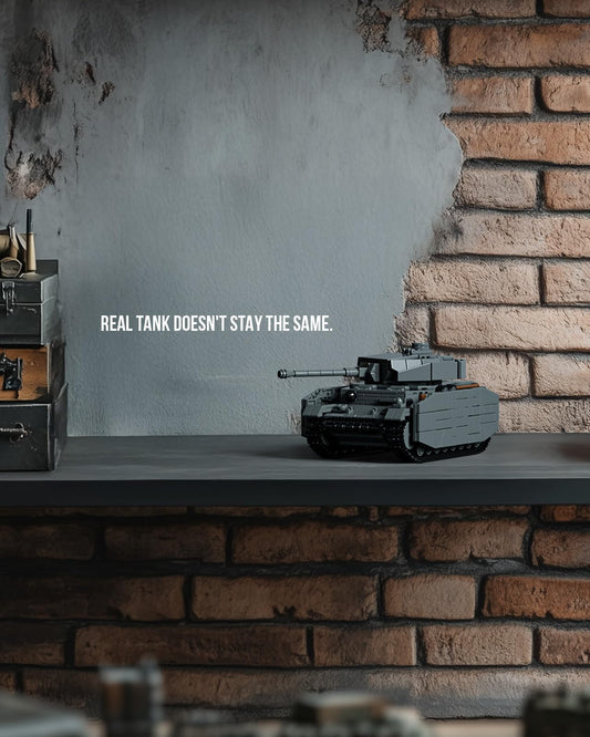 Nifeliz Panzer IV G side skirts attachment showing customizable armor look