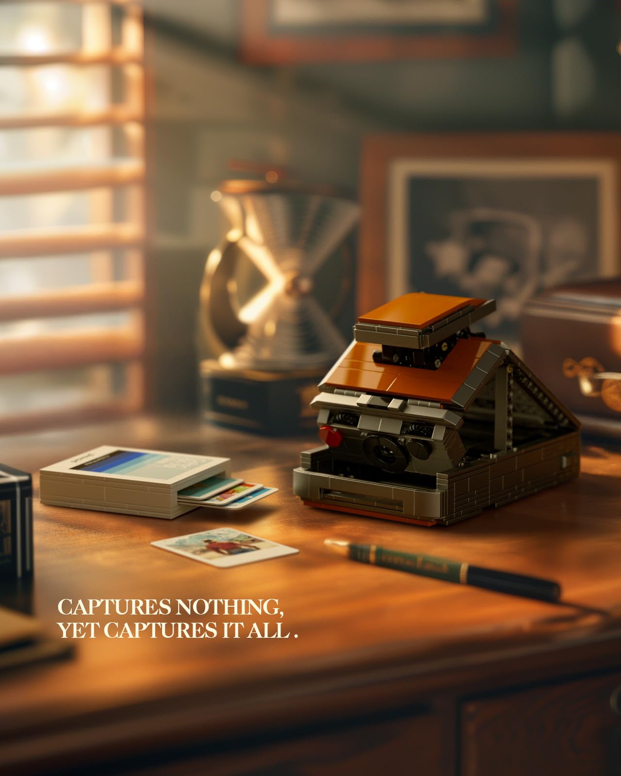 Nifeliz Plexoid BX-70 with metallic painted parts evokes vintage camera aesthetics