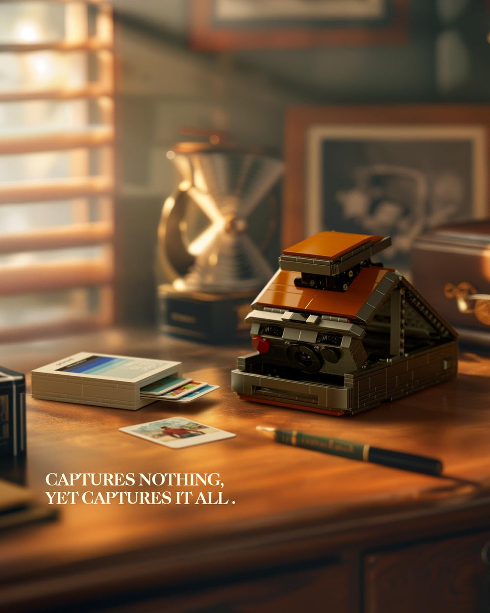 Nifeliz Plexoid BX-70 with metallic painted parts evokes vintage camera aesthetics