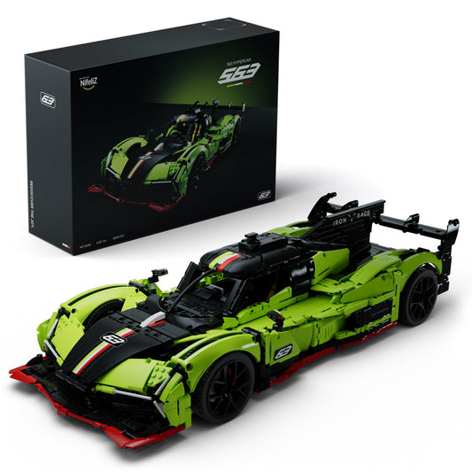 Nifeliz S63 hypercar assembly showcases authentic details for immersive building.