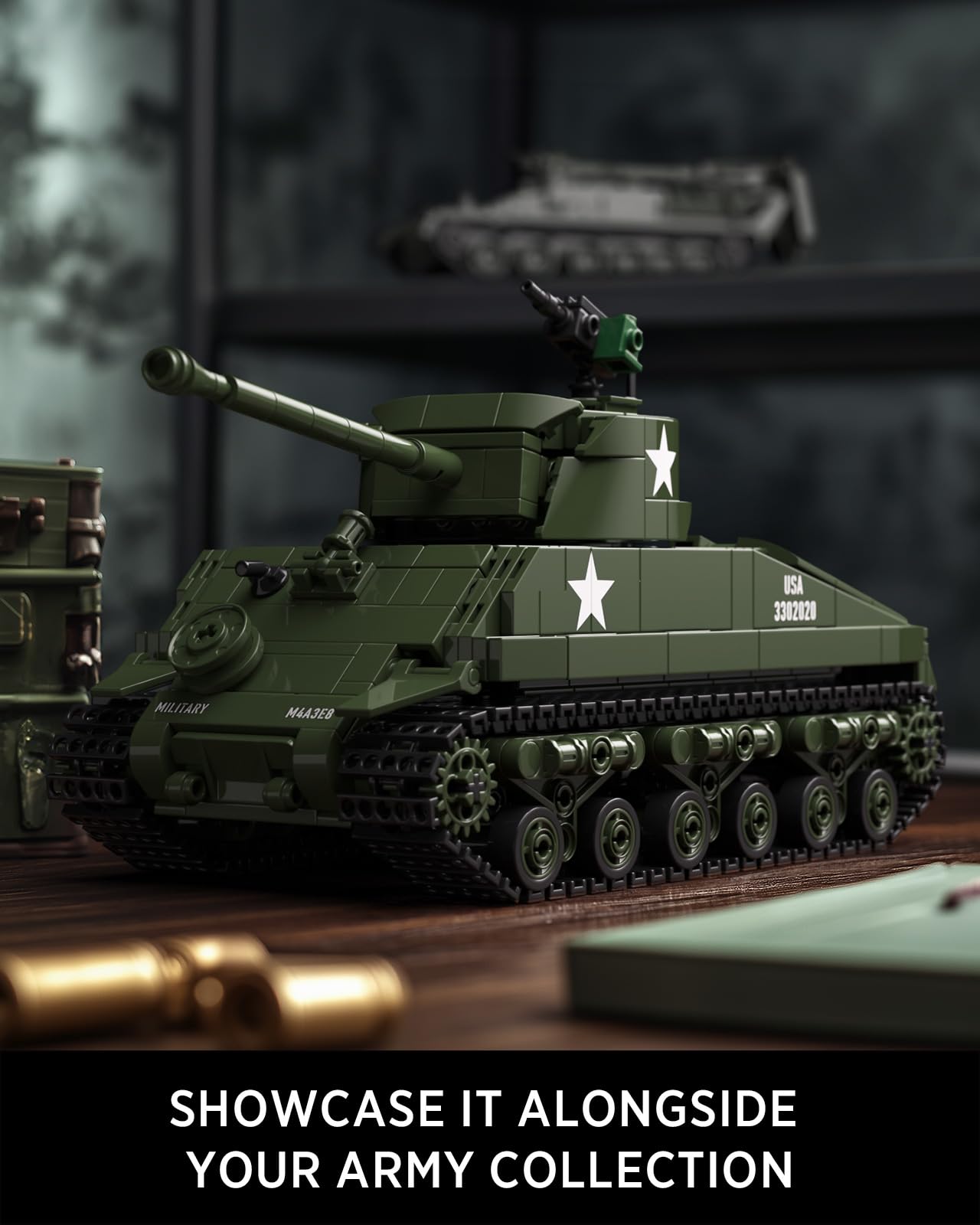Nifeliz Sherman tank gift project for model-building enthusiasts.