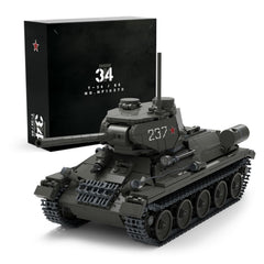 Nifeliz T34/85 tank front view with authentic exterior detailing for display