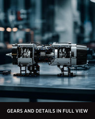 Nifeliz Turbofan Engine Building Set rotating mechanism demonstrates gear interaction and motion