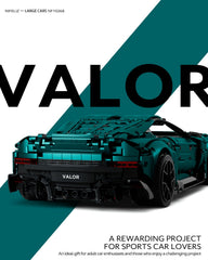 Nifeliz Valor display-ready sports car model shines in home or office decor
