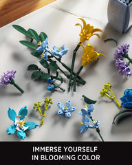 Nifeliz Wildflower Bouquet in a living space as decorative home decor feature.