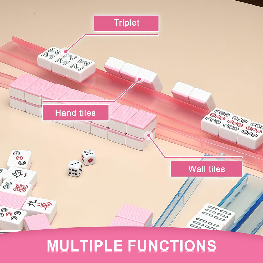 Niflirt acrylic racks blend elegance with practicality for gifting mahjong fans.
