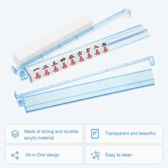 Niflirt mahjong tile holder in acrylic elevates club night organization
