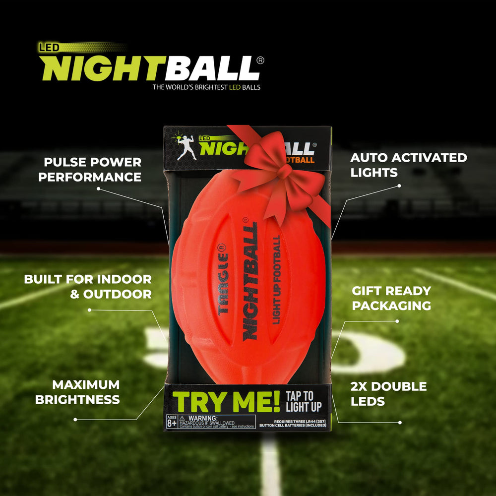 Nightball gift idea for teens who love outdoor football at night.