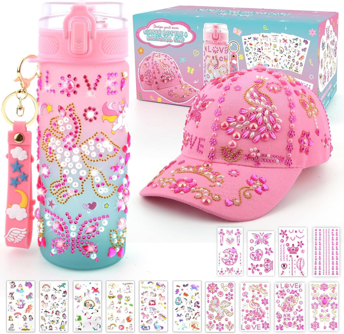 Nigifter decorate water bottle 600ml personalized for daily school use