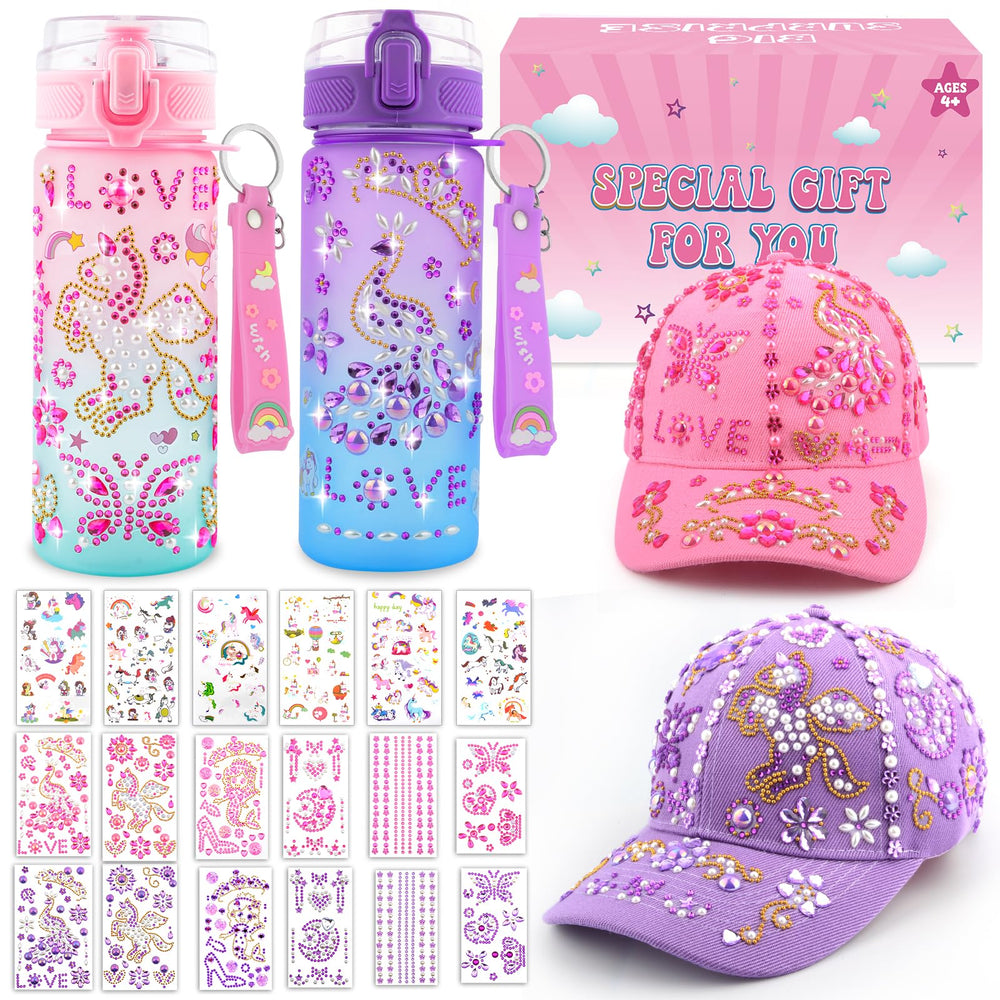 Nigifter water bottle pink 600ml with leak-proof design for school and travel