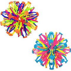 NIHAKSOI expandable breathing ball in colorful outer view—promotes mindful breathing and focus.
