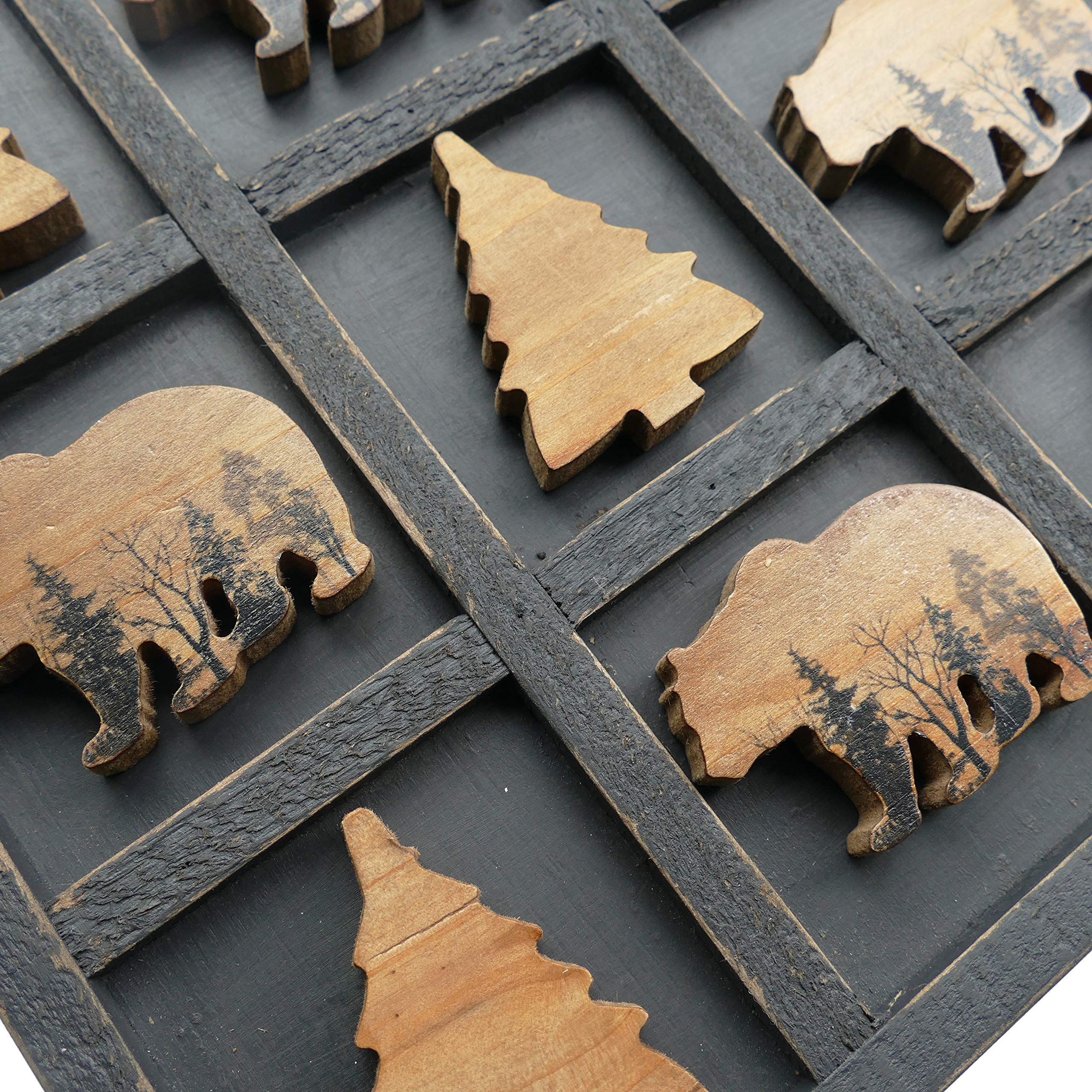 NIKKY HOME bear wooden board serves as charming coffee-table decor