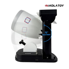 Nikolatoy jet engine with colorful lights elevates your desk setup and mood.