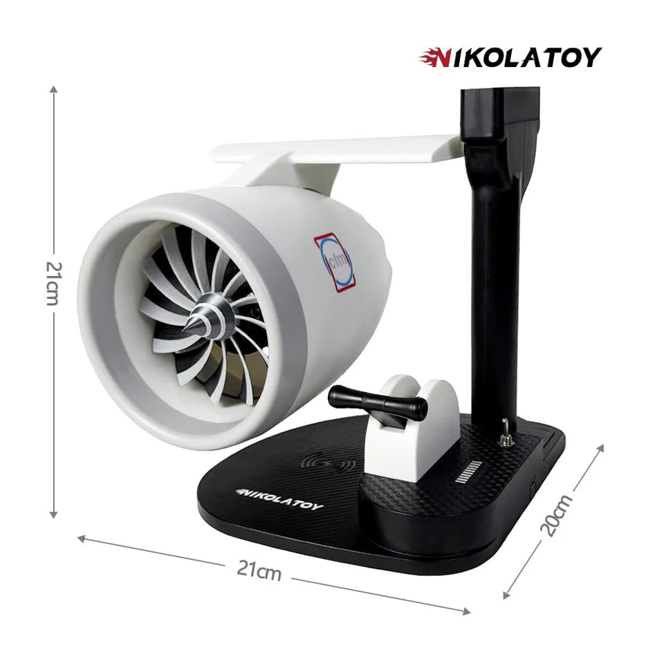 Nikolatoy rotating blades with lighting create a dynamic centerpiece.