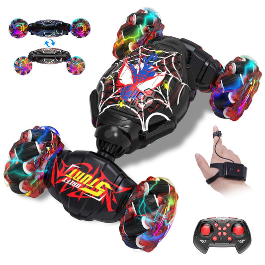 Nikuku Gesture Sensing RC Stunt Car front view, compact and durable for active play