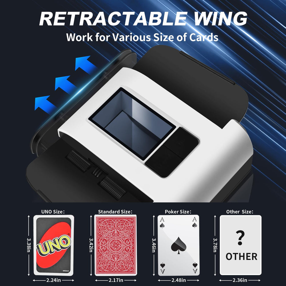 Nileole auto shuffle button initiates fast, consistent shuffling every time.