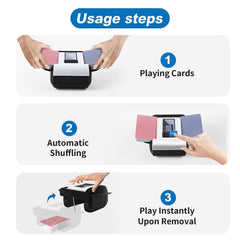Nileole compact portable design fits neatly on home card game setups.