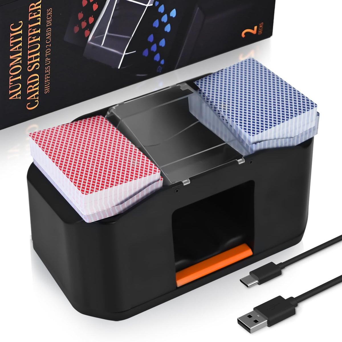 Nileole Quiet Shuffler front view, compact design for easy home setup.