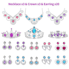 NINAOR princess bracelets sparkle during dress-up and pretend play