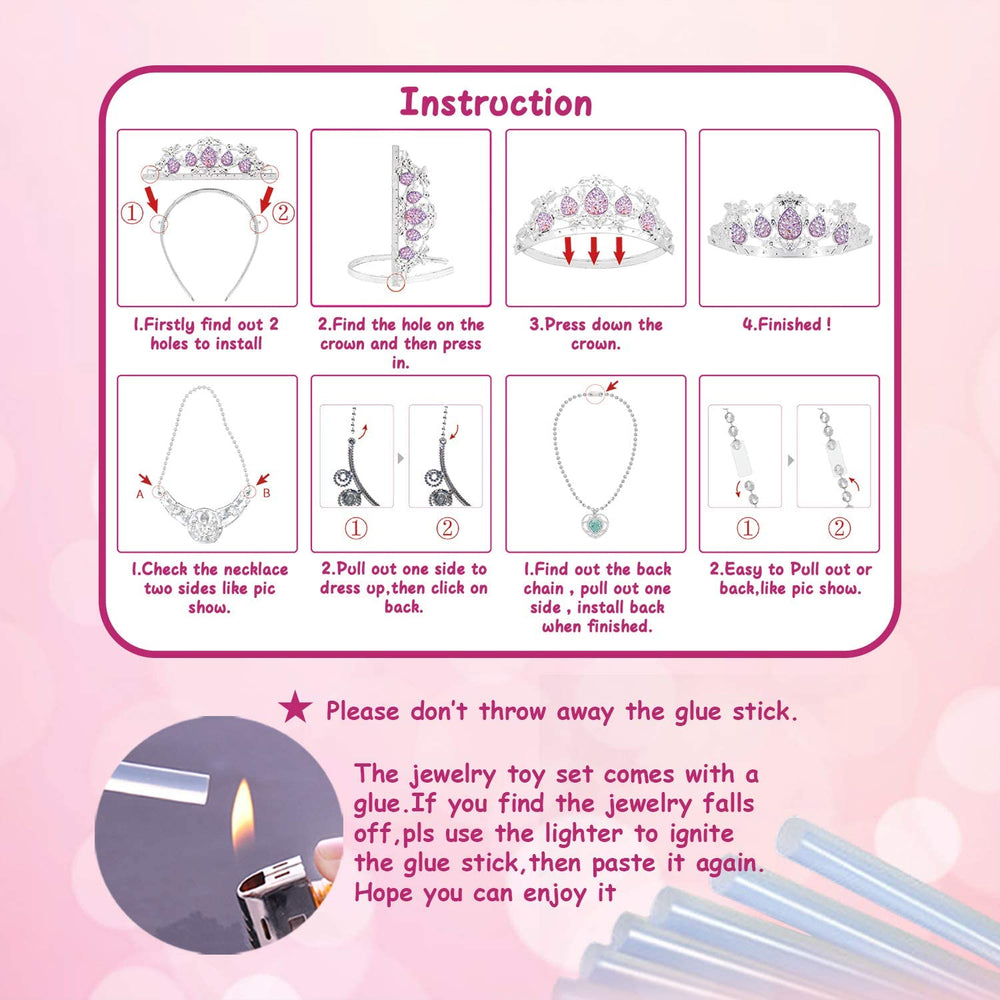 NINAOR princess party decoration kit works as party favors