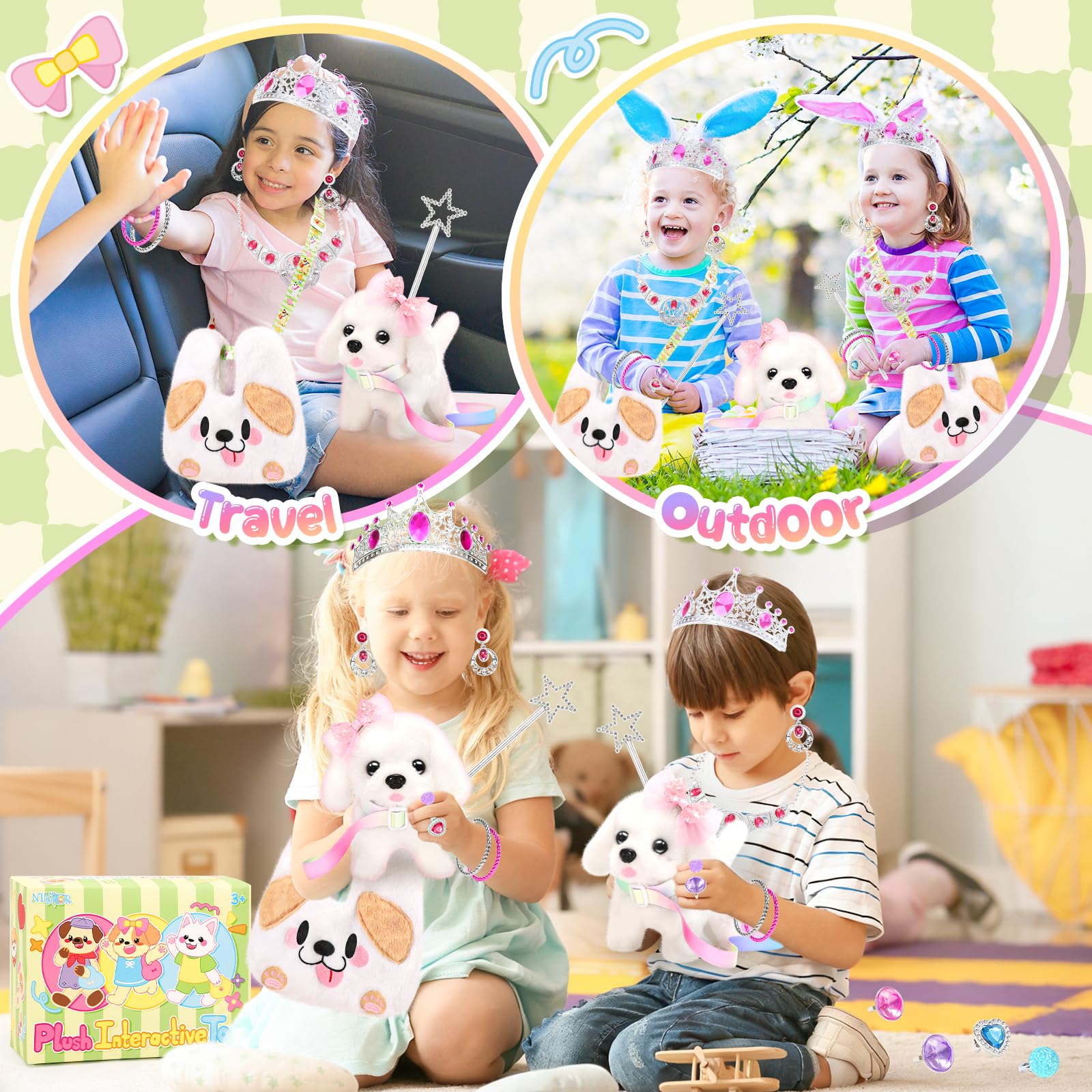 NINAOR plush playset supports imaginative play and early caregiving skills