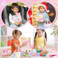 NINAOR bunny comb set enables gentle styling during play