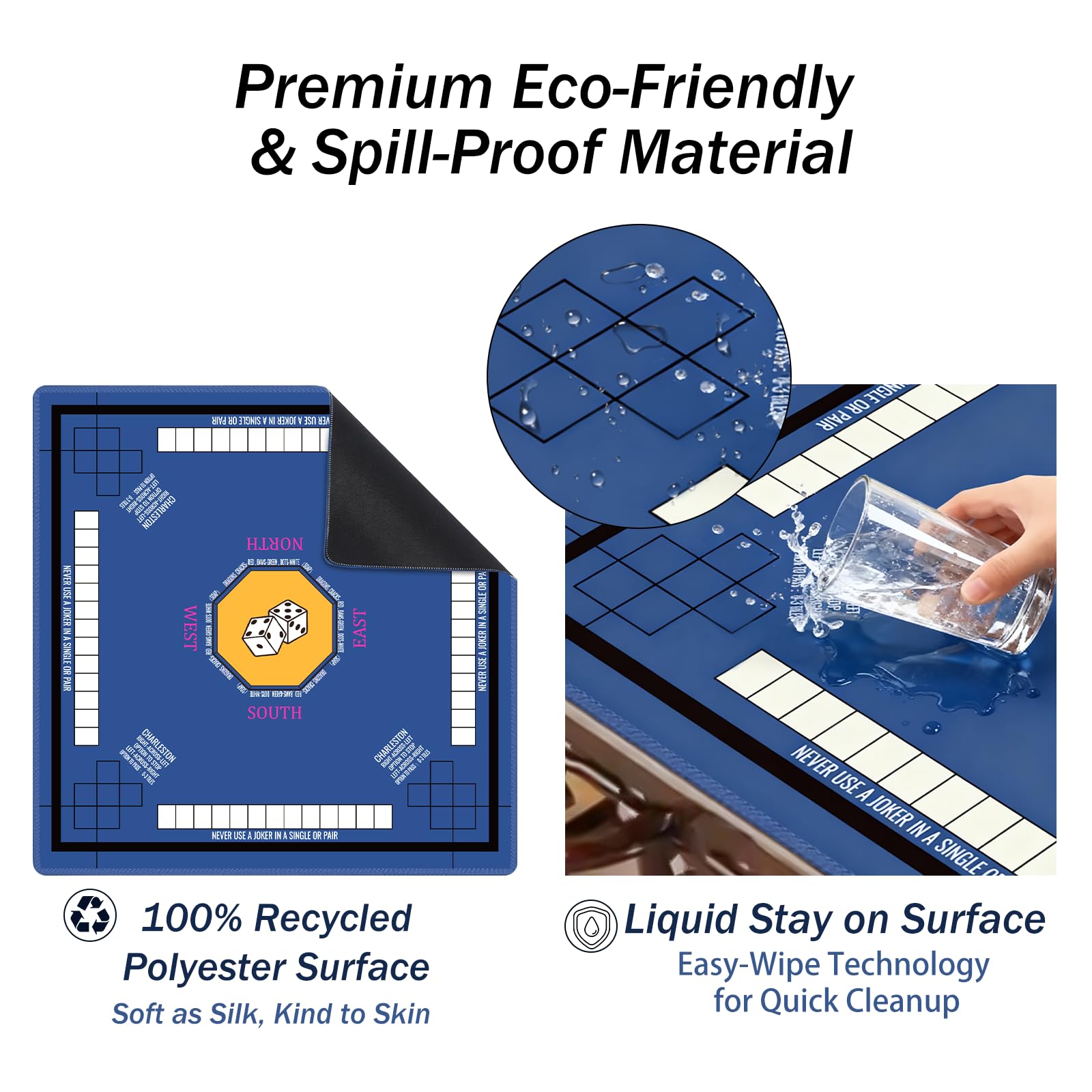 Noise-dampening foam layer reduces tile clatter
