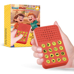 Ninigai sound effects machine front view, ready for spontaneous jokes and games.