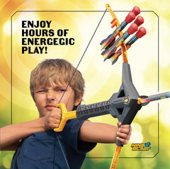 Ninja Blast foam-tipped arrows offer gentle hits during backyard sessions.
